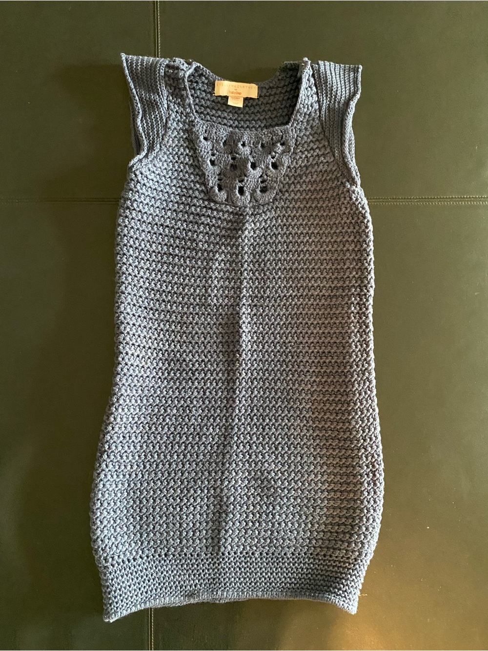 Stella McCartney babyGap cotton/cashmere Knit Cap sleeve Sweater dress, sz 5